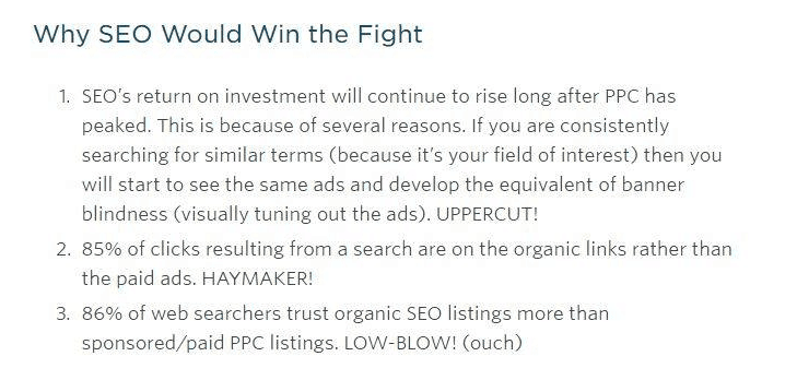 seo vs ppc for dentist