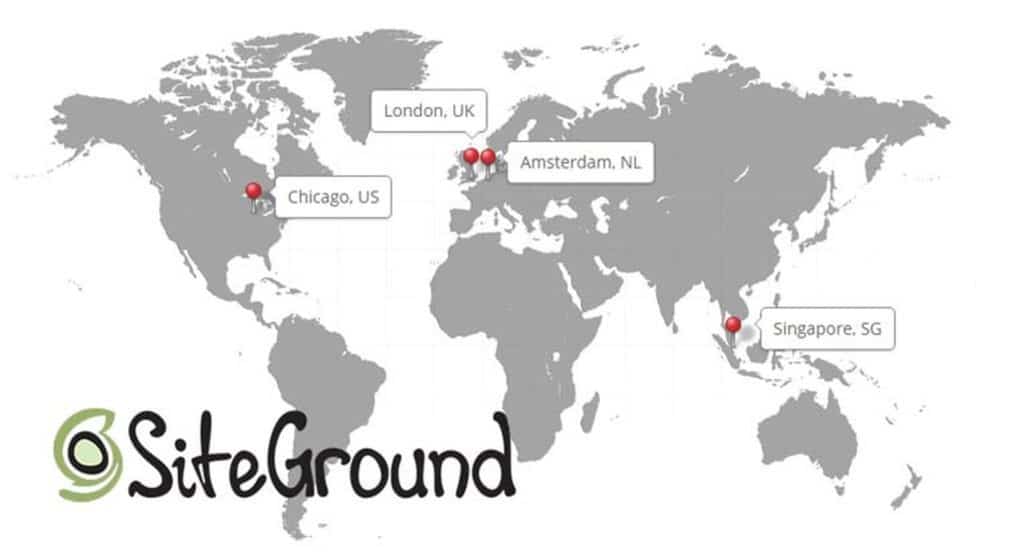 siteground data centers around the world